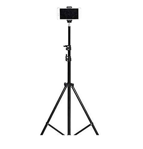 7 Feet Big Tripod Stand for Phone and Camera Adjustable Aluminium Alloy Big Tripod Stand Holder Photo/Video Shoot TIK Tok/Videos with Mobile Clip Holder