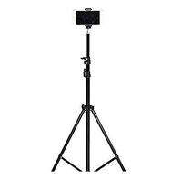 7 Feet Big Tripod Stand For Phone And Camera Adjustable Aluminium Alloy Big Tripod Stand Holder Photo/video Shoot Tik Tok/youtube Videos With Mobile Clip Holder
