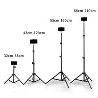 7 Feet Big Tripod Stand for Phone and Camera Adjustable Aluminium Alloy Big Tripod Stand Holder Photo/Video Shoot TIK Tok/YouTube Videos with Mobile Clip Holder