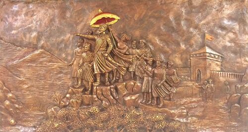Fiber and metal Mural's