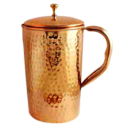 Copper Hammered Jug