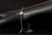 Natural Diamond Charms Bracelet Diamond Carat Weight: 0.35 Carat