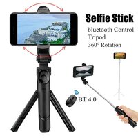 Xt09 Bluetooth Integrated Selfie Stick with Light and Bluetooth Remote Control