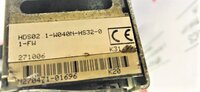 SERVO DRIVE REXROTH 40AMP 415V HDS02.1-W040N-HS32-01-FW