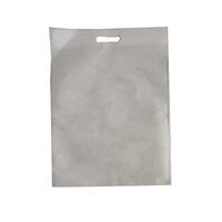 White D Cut Non Woven Bag