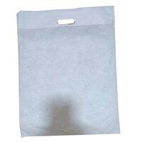 D Cut Plain Non Woven Bag