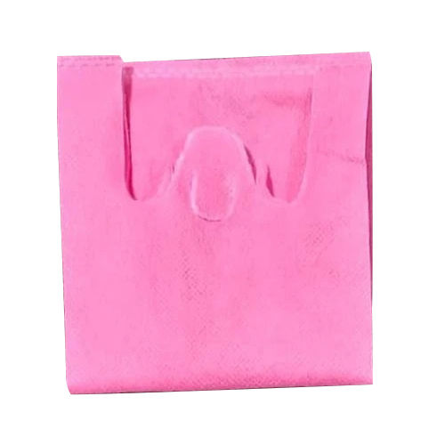 Pink W Cut Non Woven Bag