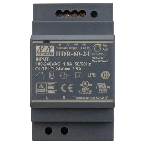 Meanwell smps HDR-60-24 Din Rail Power Supply