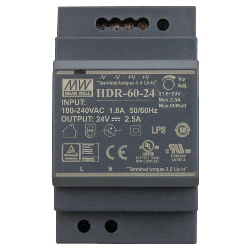 Meanwell smps HDR-60-24 Din Rail Power Supply