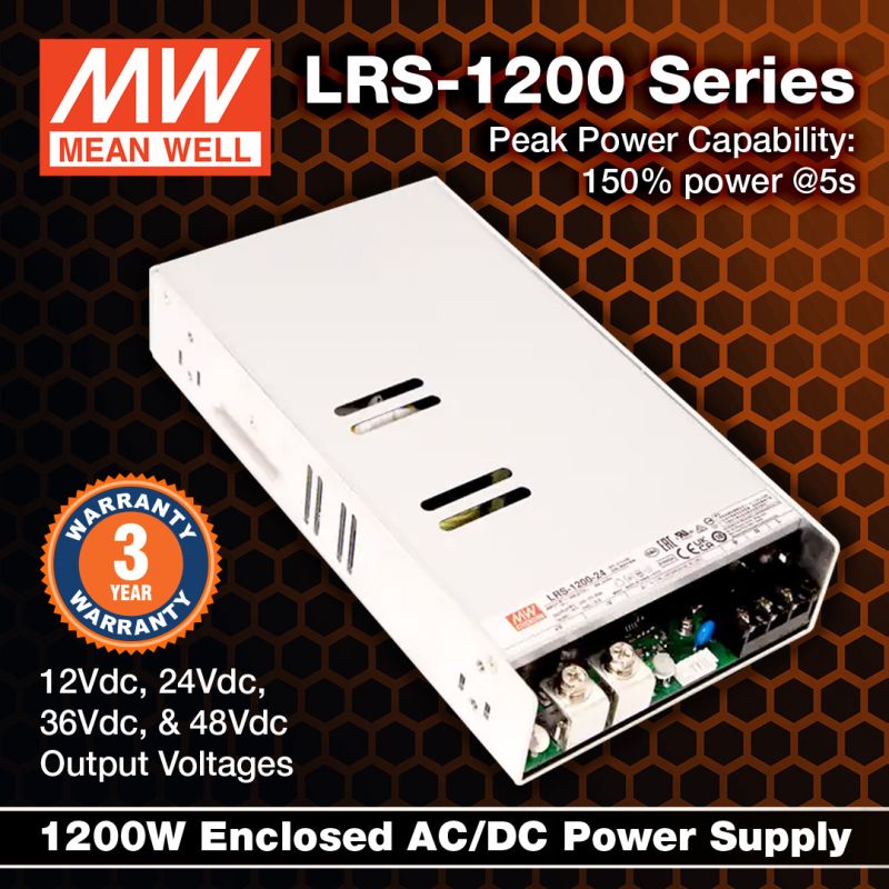 Meanwell lrs-1200-24