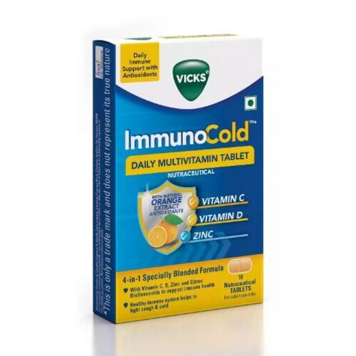 Vicks Immunocold Daily Multivitamin Tablet General Medicines at Best ...