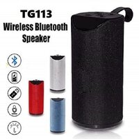 TG 113 Bluetooth Speaker Portable Wireless Speaker with Mic Super Bass Splashproof  Wireless Bluetooth Speaker(MULTICOLOR)