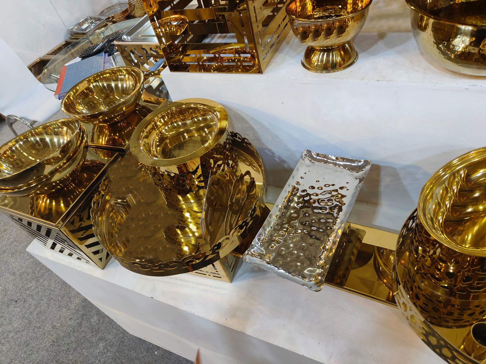 Handi type Buffet Food Warmer Hotel Restaurant Equipment Round Rectangle Roll Top Stainless Steel