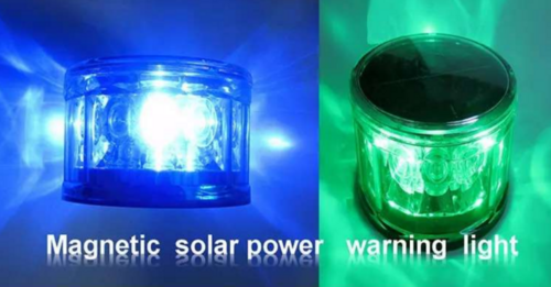 Solar Magnetic Base Warning Revolving Light (HIS-SL-5W)