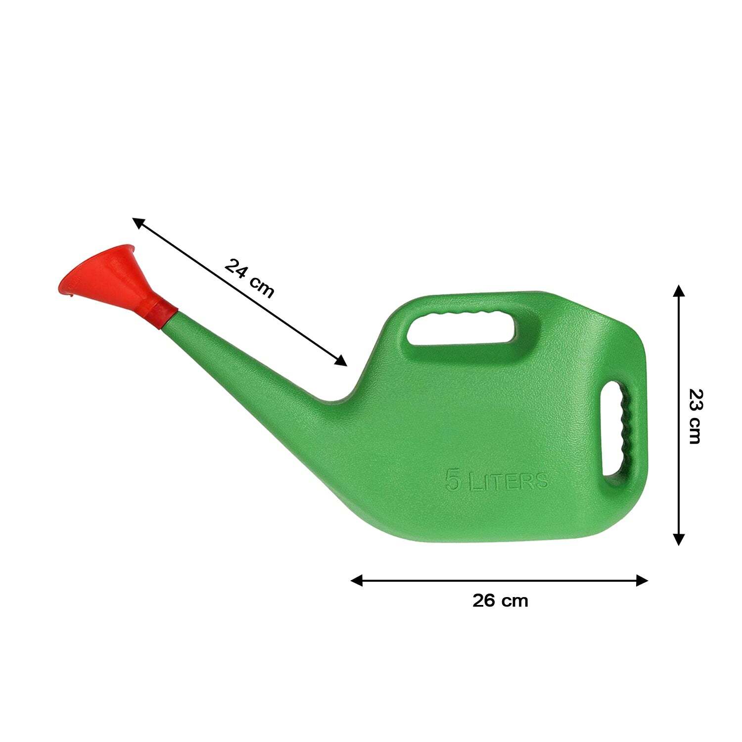 PLASTIC WATERING CAN WATER SPRAYER SPRINKLER FOR PLANTS INDOOR OUTDOOR GARDENING 5 LTR (9021)