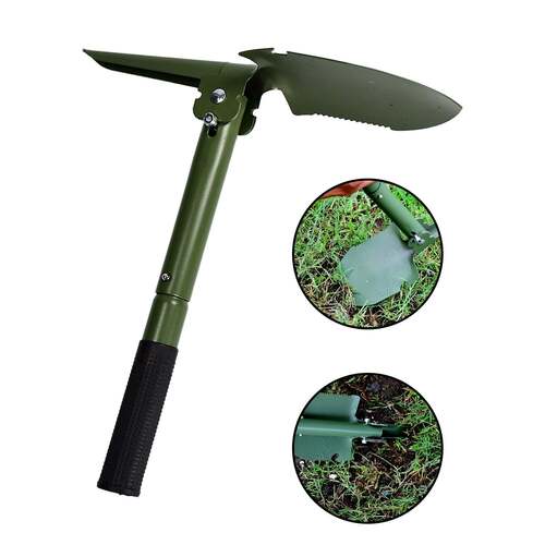 Multi / Assorted Portable Camping Hiking Garden Mini Folding Shovel With Case (9051)