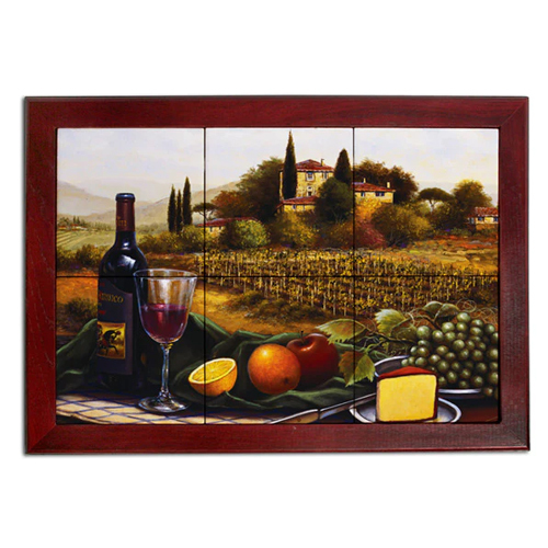 ROSEWOOD MURAL FRAME FOR TILES