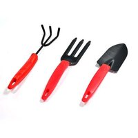 3pcs Small Sized Hand Cultivator Small Trowel Garden - Carbon Steel Material, 29x16x4 Cm Size, Multi-assorted Color, Essential Gardening Tools