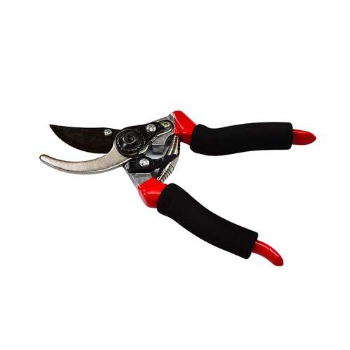 21CM RED GARDEN SHEARS SHARP CUTTER PRUNERS SCISSOR PRUNER (9082) - Carbon Steel Material 27x9x3 cm Size Multi/Assorted Color