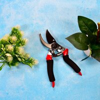 21CM RED GARDEN SHEARS SHARP CUTTER PRUNERS SCISSOR PRUNER (9082)