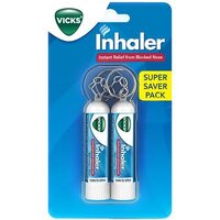 Vicks Inhaler - 0.5ml Mobile Relief | Quick Nasal Congestion Soothing, Pocket-sized Convenience