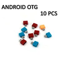 OTG TYPE C AND USB TO MICRO USB ADAPTER FOR ANDROID MOBILE SMART PHONES AND TABLETS WITH ZIP POUCH (PACK OF 20) (0261)