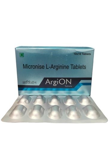 L-Arginine 1 Gm Tablet (Argion) Below 35 Degree