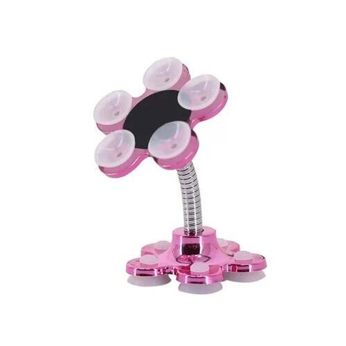 PHONE HOLDER 360A  ROTATABLE PHONE STAND MULTI-FUNCTION DOUBLE-SIDED SUCTION CUP MOBILE PHONE HOLDER - Assorted Color Options | Versatile Design for All Mobile Devices