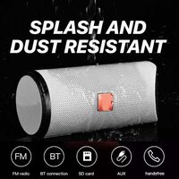 PORTABLE SPEAKER / RECHARGEABLE / SPLASH PROOF WIRELESS HIGH SOUND BLUETOOTH SPEAKER (1282)