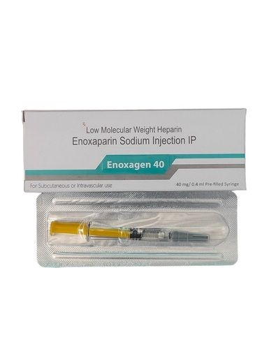 Enoxaparin 40 Mg Prefilled Syringe Enoxagen-40 Below 35 Degree at Best ...