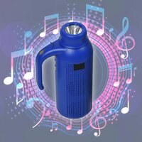 SMART BLUETOOTH SPEAKER WITH TORCH LIGHT WIRELESS BLUETOOTH SPEAKER AND NIGHT FLASH LIGHT SPEAKER (1287)