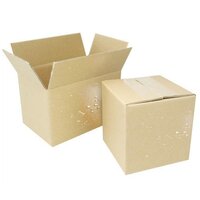 Water Repellent Corrugated Box - Color: Brown