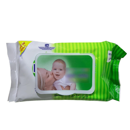 80pcs Aloe Scented Disposable Baby Wipes OEM ODM Free Sample