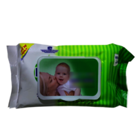 80pcs Aloe Scented Disposable Baby Wipes OEM ODM Free Sample
