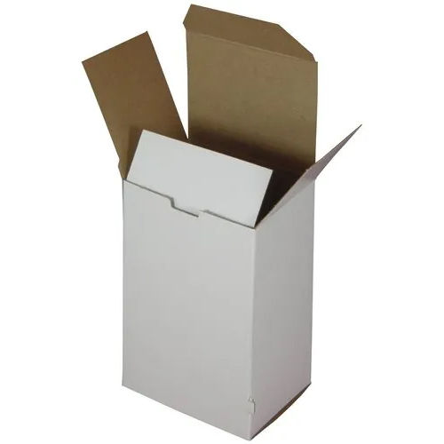 White Die Cut Folding Box