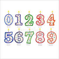 Numbering Candel Application: Celebration