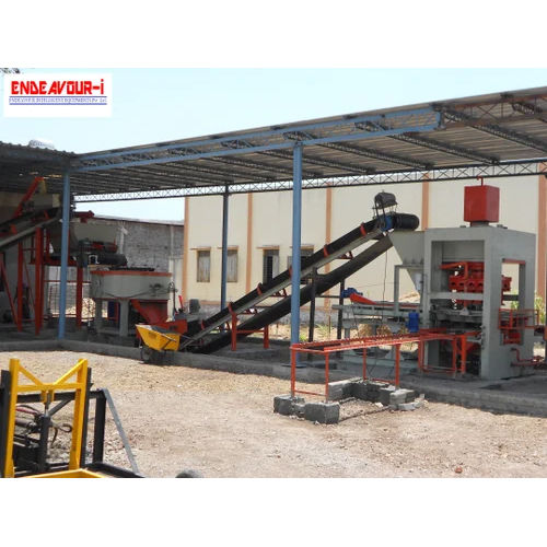 Semi-automatic Automatic Fly Ash Bricks Plant