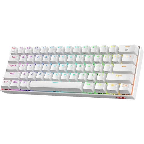 Redragon Draconic Pro K530 Pro 60 Percent Bluetooth 2.4Ghz Wired Mechanical Keyboard Body Material: Plastic