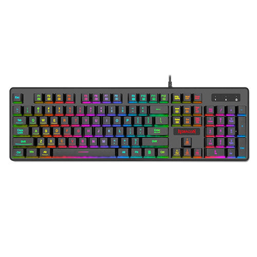 Redragon Dyaus Pro K509-1 104 Keys Led Rgb Wired Keyboard Without Side Body Material: Plastic