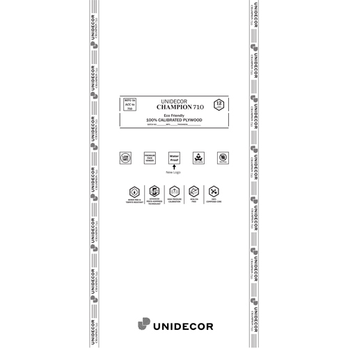 Unidecor Champion 710 Eco Friendly 100% Calibrated Plywood