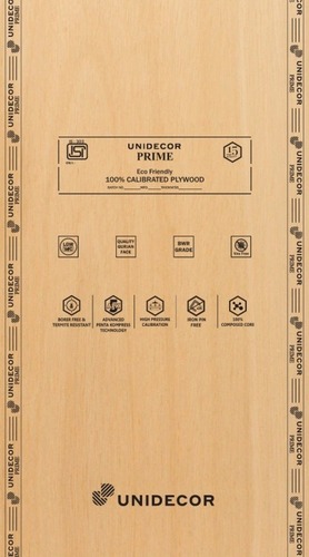 Unidecor Prime Eco Friendly 100% Calibrated Plywood