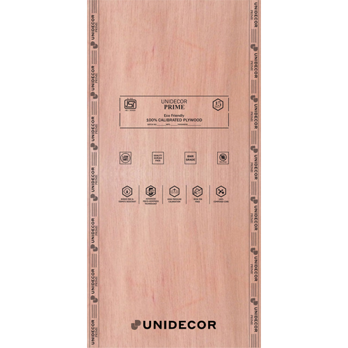Unidecor Eco Friendly 100% Calibrated Plywood Core Material: Harwood