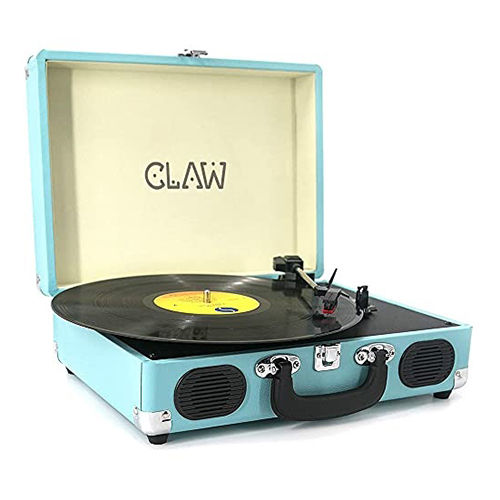 Claw Stag Portable - Turntable With Built-In Stereo Speakers Body Material: Aluminium