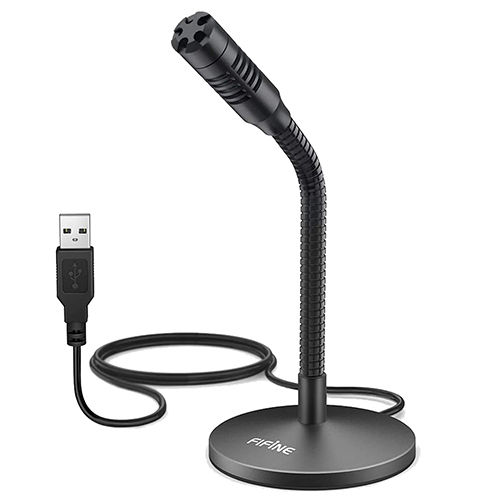 Fifine K050 - Mini Gooseneck Microphone Body Material: Plastic