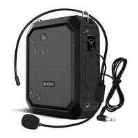 Shidu M800 - Wired Portable Voice Amplifier with Bluetooth Speaker