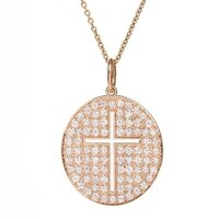 Natural Diamond Pendants In 10k Yellow Gold From Gemone Diamonds