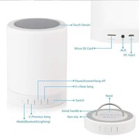 LED Touch Lamp Portable Bluetooth Speaker Wireles  speaker Light USB Rechargeable Portable with TWS