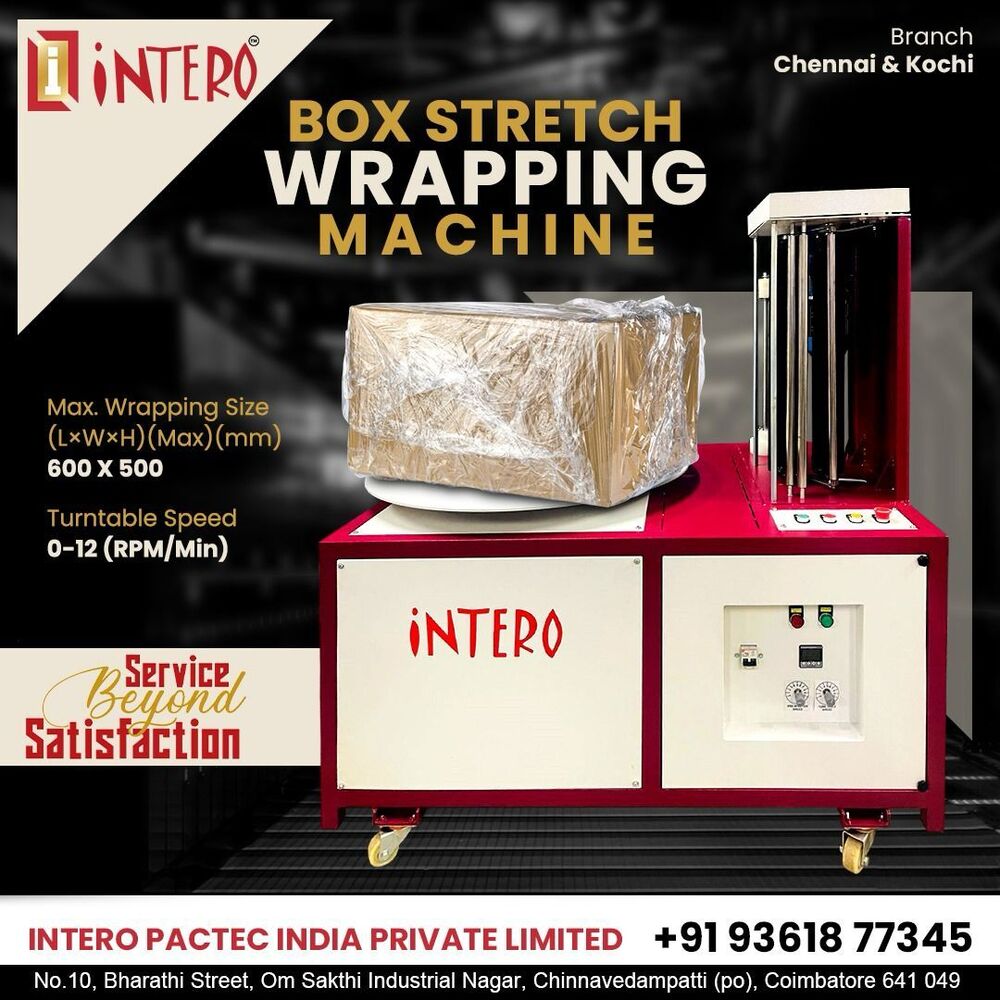 Carton Box Stretch Wrapping Machine