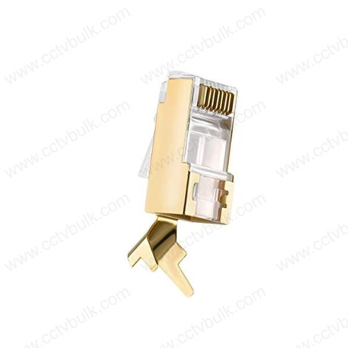 Rj45 Connector Cat6a / Cat7 Stp Gold