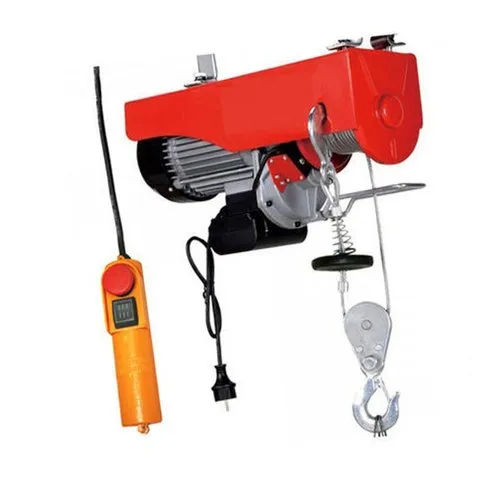 Red 2 Hp Mini Electric Wire Rope Hoist